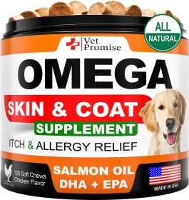 Omega 3 for Dogs Dog Skin and Coat Supplement Fish Oil for Dogs