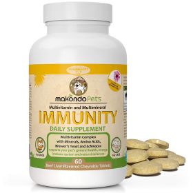 Immune Support Dog Supplement Dog Allergy Relief with Vitamins Minerals Echinacea and Brewers Yeast for Dogs Immunity Dog Health Supplies Dog Itc