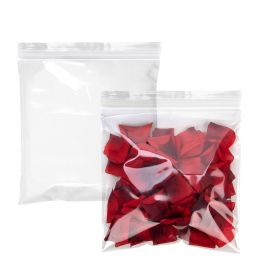 Clear Zip Bags 10 x 10 Inch. Pack of 100 Plastic Reclosable Zipper Bags 2 Mil. Resealable Plastic Bags. Waterproof Poly Bags Reclosable. Baggies