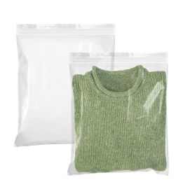 Clear Zip Bags 14 x 16 Inch. Pack of 1000 Plastic Reclosable Zipper Bags 2 Mil. Resealable Plastic Bags. Waterproof Poly Bags Reclosable. Baggies