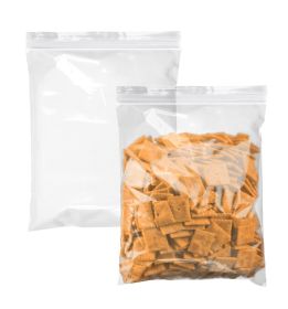 Clear Zip Bags 13 x 15 Inch. Pack of 1000 Plastic Reclosable Zipper Bags 2 Mil. Resealable Plastic Bags. Waterproof Poly Bags Reclosable. Baggies