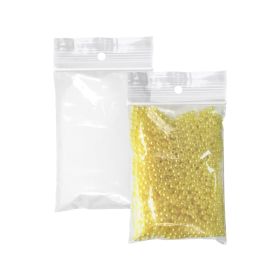 Clear Reclosable Zipper Bags with Hanging Hole, 2 x 3 Inch. Pack of 1000 Resealable Plastic Bags 2 Mil. Poly & Plastic Packaging Bags for Pills