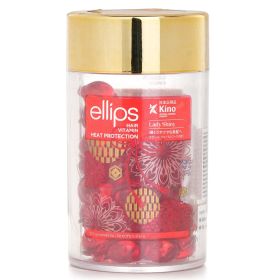 ELLIPS - Hair Vitamin Heat Protection Oil - Lady Shiny (Red) 304125 50capsules x1ml