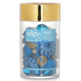 ELLIPS - Hair Vitamin Heat Protection Oil - Pure Natura (Blue) 301414 50capsules x1ml