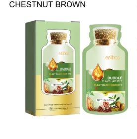 Gentle Plant Lazy Bubble Hairdressing Agent (muscle supportOption: Brown-1PC)