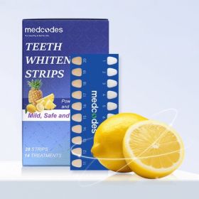 14 Pairs Of Pineapple Enzyme Tooth Strips. They Whiten And Brighten The Teeth, And Are Suitable For People Of All Ages Who Carry Out Daily Dental (muscle supportOption: 14pairs)
