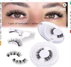 Magnetic Suction False Eyelashes Little Devil Supernatural Magnet Suit (muscle supportOption: UBS103-1pair Eyelash Plus White Clip)