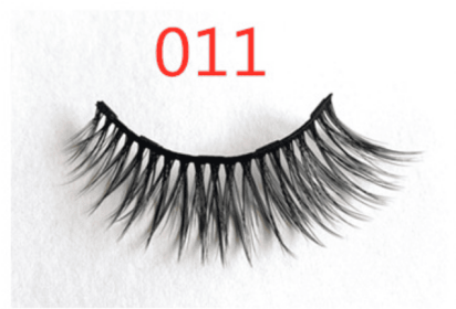A Pair Of False Eyelashes With Magnets In Fashion (muscle supportOption: 3PC 011 1 pair eyelashes)
