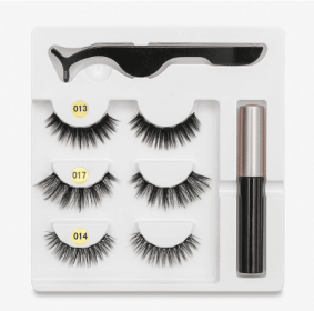 A Pair Of False Eyelashes With Magnets In Fashion (muscle supportOption: Mixed C)