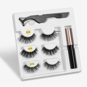 A Pair Of False Eyelashes With Magnets In Fashion (muscle supportOption: Mixed G)
