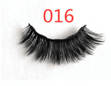 A Pair Of False Eyelashes With Magnets In Fashion (muscle supportOption: 5PC 016 1 pair eyelashes)