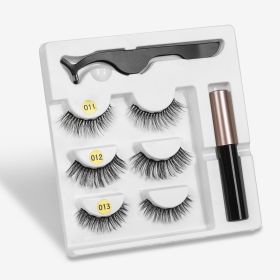 A Pair Of False Eyelashes With Magnets In Fashion (muscle supportOption: Mixed F)
