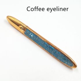 False Eyelashes Self-adhesive Eyeliner Multicolor (muscle supportOption: Blue leather-Coffee)