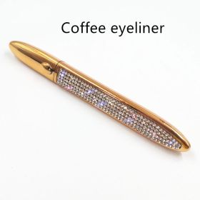 False Eyelashes Self-adhesive Eyeliner Multicolor (muscle supportOption: Full Diamond-Coffee)