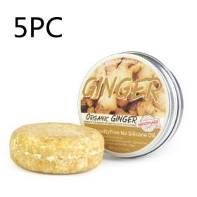 Ginger Shampoo Soap Anti-dandruff Refreshing (muscle supportOption: 60g Ginger 5PC)