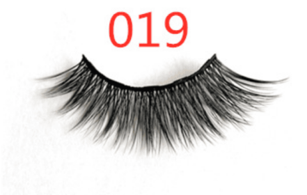 A Pair Of False Eyelashes With Magnets In Fashion (muscle supportOption: 3PC 019 1 pair eyelashes)