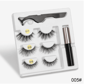 A Pair Of False Eyelashes With Magnets In Fashion (muscle supportOption: 5PC Mixed D)