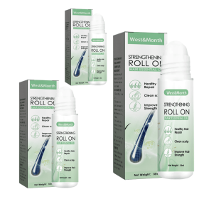 West&Month Hair Roller Balls Scalp Massage Moisturizing Hair Roots Thickening Hair Hair Treatment Roller Balls Essential Oil (muscle supportOption: 3pcs)