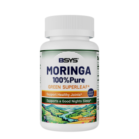 BSYS Moringa Capsules  Antioxidant & Anti-Inflammatory Support  Blood Sugar Health Aid  Cholesterol Balance Formula  Heart Wellness Support  Immu (muscle supportOption: One bottle)
