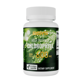 BSYS Chlorophyll Capsules  Fat Metabolism Support Aid Blood Purification & Detox Boost  Digestive Health & Constipation Relief Helper  Immune Sys (muscle supportOption: One bottle)