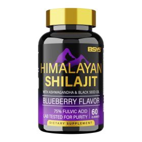 BSYS SHILAJIT GUMMIES 60'S (muscle supportOption: 1Bottle)