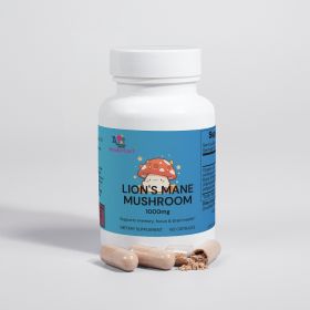 Lions Mane Mushroom Supplement Cognitive Support, Focus, Mood Boost, And Recovery For Athletes (muscle supportOption: LIONS MANE MUSHROOM)