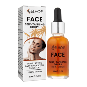 EELHOE Facial Tanning Essence For Achieving A Natural And Stylish Wheat Color Or Bronzed Skin Tone, Providing Hydration And Enhancing The Beauty (muscle supportOption: 1pcs)