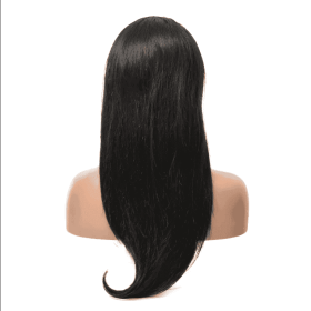 Black Female Front Wig Thin Invisible HD Lace Human Hair (muscle supportOption: Black13x4-14inches)