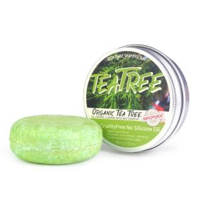 Ginger Shampoo Soap Anti-dandruff Refreshing (muscle supportOption: Tea Tree 60g)