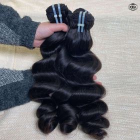 Single Donor Raw Indian Unprocessed Hair Vendors (muscle supportOption: Loose Wave-10Inches)