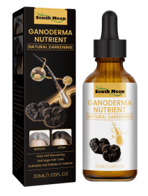 South Moon Black Ganoderma White To Black Hair Treatment Nourishing Hair Moisturizing Hair Repairing Massage Serum (muscle supportOption: 1pcs)