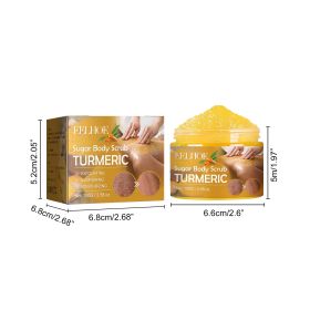 EELHOE Turmeric Body Scrub Lightens Acne Marks, Moisturizes, Refreshes, Smoothes, Rejuvenates, Cleanses & Exfoliates Body Scrubs (muscle supportOption: 1pcs)