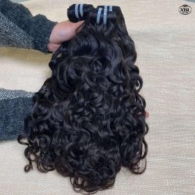 Single Donor Raw Indian Unprocessed Hair Vendors (muscle supportOption: Water Wave-16Inches)