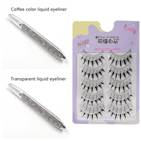False Eyelashes Self-adhesive Eyeliner Multicolor (muscle supportOption: A Set-Set)