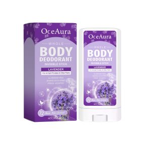 OceAura Lavender Body Deodorant Stick Body Fragrance Antiperspirant Deodorant Deodorant Stick For Underarm Odor (muscle supportOption: 1pcs)