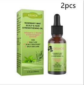 Rosemary Mint Hair Growth Fluid Scalp Massage (muscle supportOption: 59ml 2pcs)