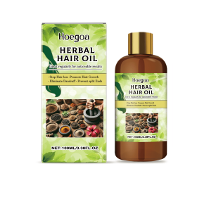 Hoegoa Herbal Hair Oil Hydrates, Moisturizes, Nourishes The Scalp, Improves Dryness, Frizz And Hair Treatment (muscle supportOption: Indescribable)