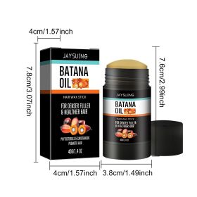 Batania Hair Wax Stick With Batana Oil - Nourishing & Long-Lasting Hold, Styling For Flyaways, Adds Volume And Natural Shine, 75g Gel Haircare (muscle supportOption: 1pcs)
