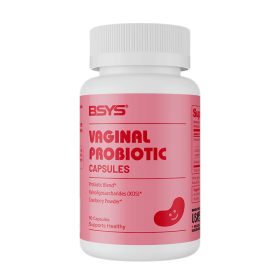 BSYS Vaginal Probiotic Capsules  Vaginal Health Support Formula Yeast Balance  UTI Prevention Aid  Menopausal Wellness Vaginal Dryness Relief Ant (muscle supportOption: One bottle)