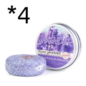 Ginger Shampoo Soap Anti-dandruff Refreshing (muscle supportOption: 4pcs Lavender 60g)