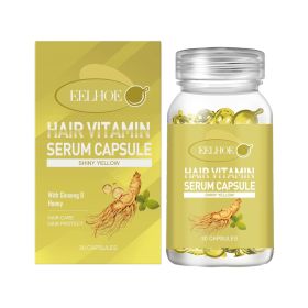 EELHOE Hair Oil Capsules For Scalp Care, Improve Dry And Frizzy Hair, Gentle And Moisturizing Hair Oil (muscle supportOption: 2pcs)