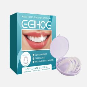 EELHOE Adjustable Buckle Denture, Temporary Fillings Interdental Fillings Orthodontic Denture Kits (muscle supportOption: 2pcs)